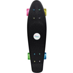 AUTHENTIC SPORTS Skateboard Fun NEON Mit Leuchtrollen