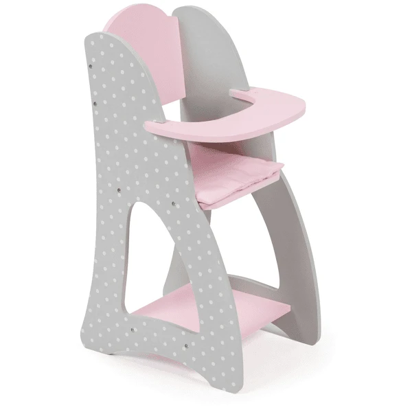 BAYER CHIC 2000 Puppen-Hochstuhl - Puntos Grey 1 BAYER CHIC 2000 Puppen-Hochstuhl - Puntos Grey