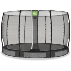 EXIT TOYS EXIT Allure Classic Bodentrampolin ø 366 Cm Mit Sicherheitsnetz, Schwarz