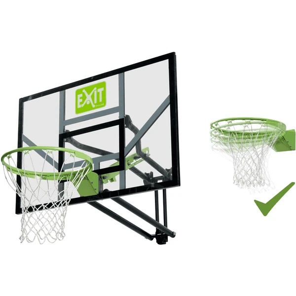 EXIT TOYS EXIT Galaxy Basketballkorb Zur Wandmontage Mit Dunkring - Grün/schwarz 1 EXIT TOYS EXIT Galaxy Basketballkorb Zur Wandmontage Mit Dunkring - Grün/schwarz