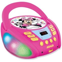 LEXIBOOK Minnie Bluetooth CD-Spieler Mit Lichteffekten