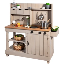 MUDDY BUDDY® Matschküche "Explorer", Warmgrau