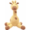 NatureZoo Of Denmark Gehäkeltes Kuscheltier Giraffe, Gelb