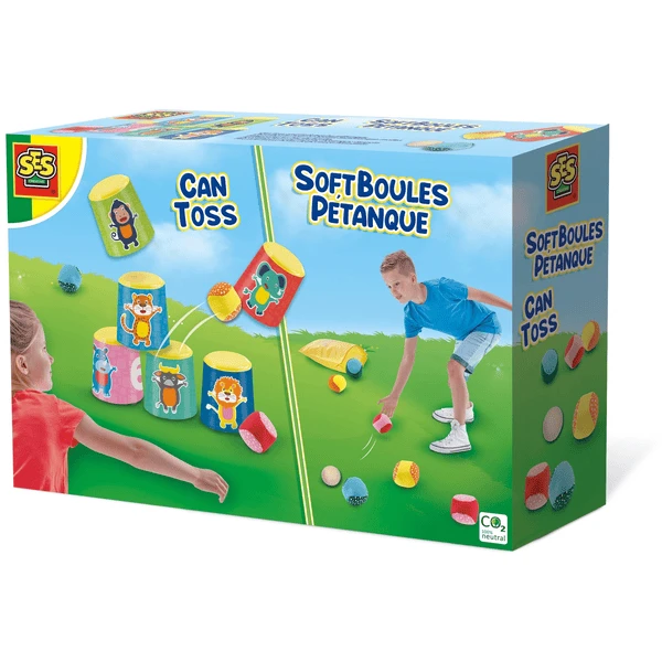 SES Creative® Dosenwerfen Und Weiche Pétanque-Kugeln 1 SES Creative® Dosenwerfen Und Weiche Pétanque-Kugeln