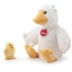 Trudi Puppets Handpuppe Gans Mit Küken (Größe S)