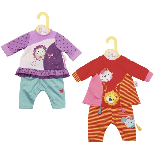 Zapf Creation Dolly Moda Kleid Und Leggings Tiere 2sort 43cm 1 Zapf Creation Dolly Moda Kleid Und Leggings Tiere 2sort 43cm